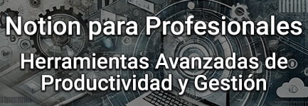 Notion para Profesionales: Herramientas Avanzadas de Productividad y Gestión (Nov 24)